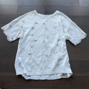 ZARA lace top - size L